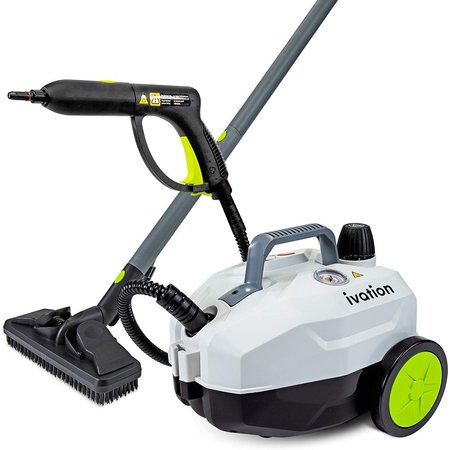 IVATION Multi-Purpose 1800W Canister Steam Cleaner w/ 14-Accessories, Chemical-Free Houshold Cleaner IVASTEAMR20